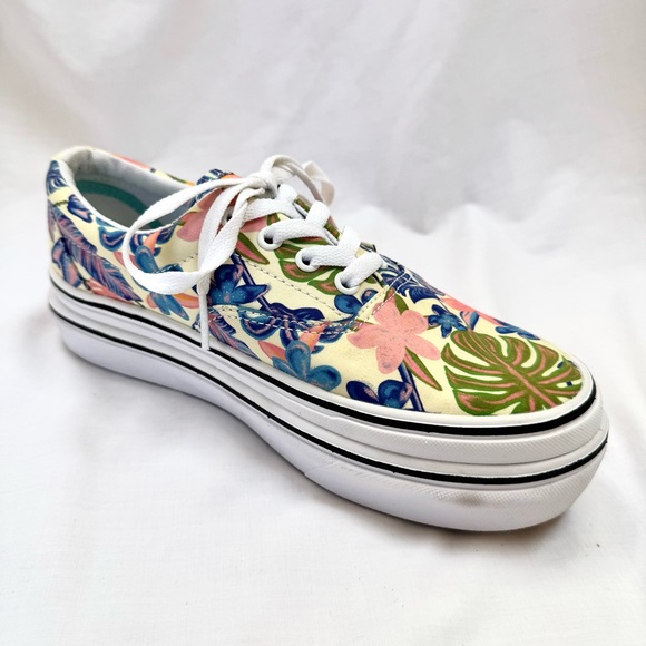Vans Tropicali Super ComfyCush Era Unisex Mellow Yellow True White Unworn EUC - Picture 2 of 9